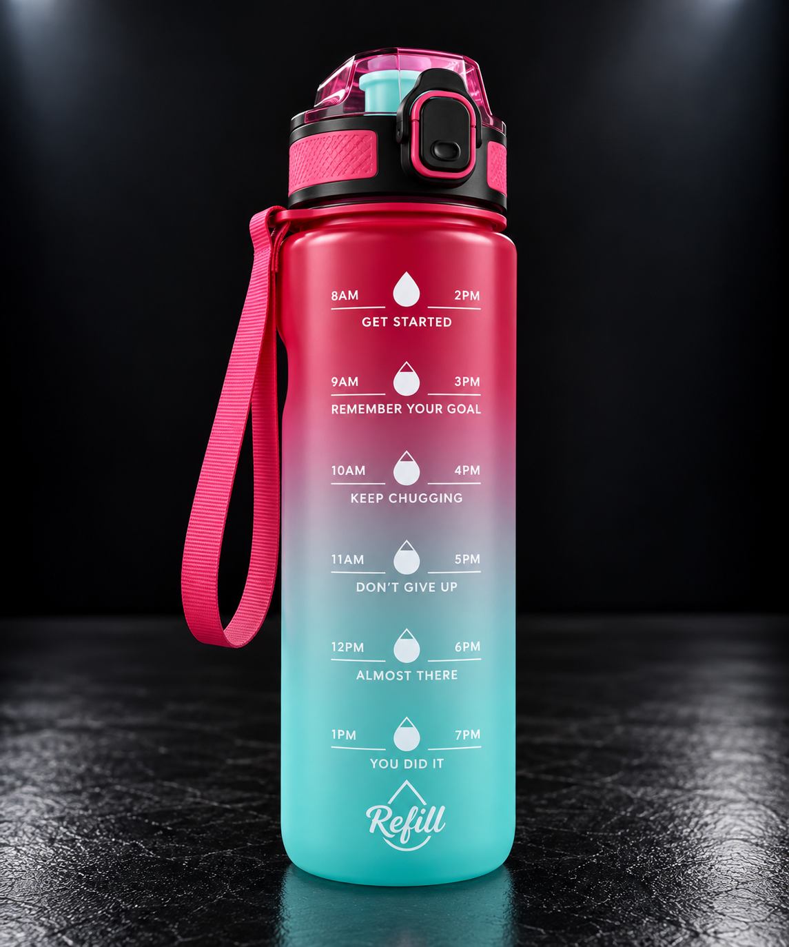 Gourde de sport motivation 750 ml – photo 3