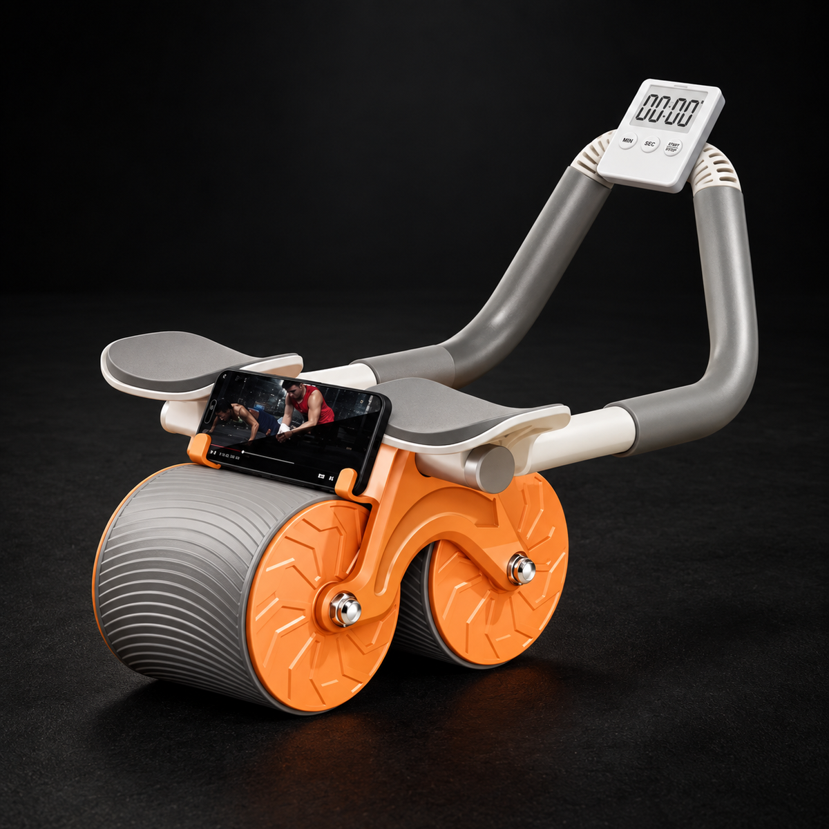 Roue Abdos avec Retour Auto — Support Coudes – photo 4