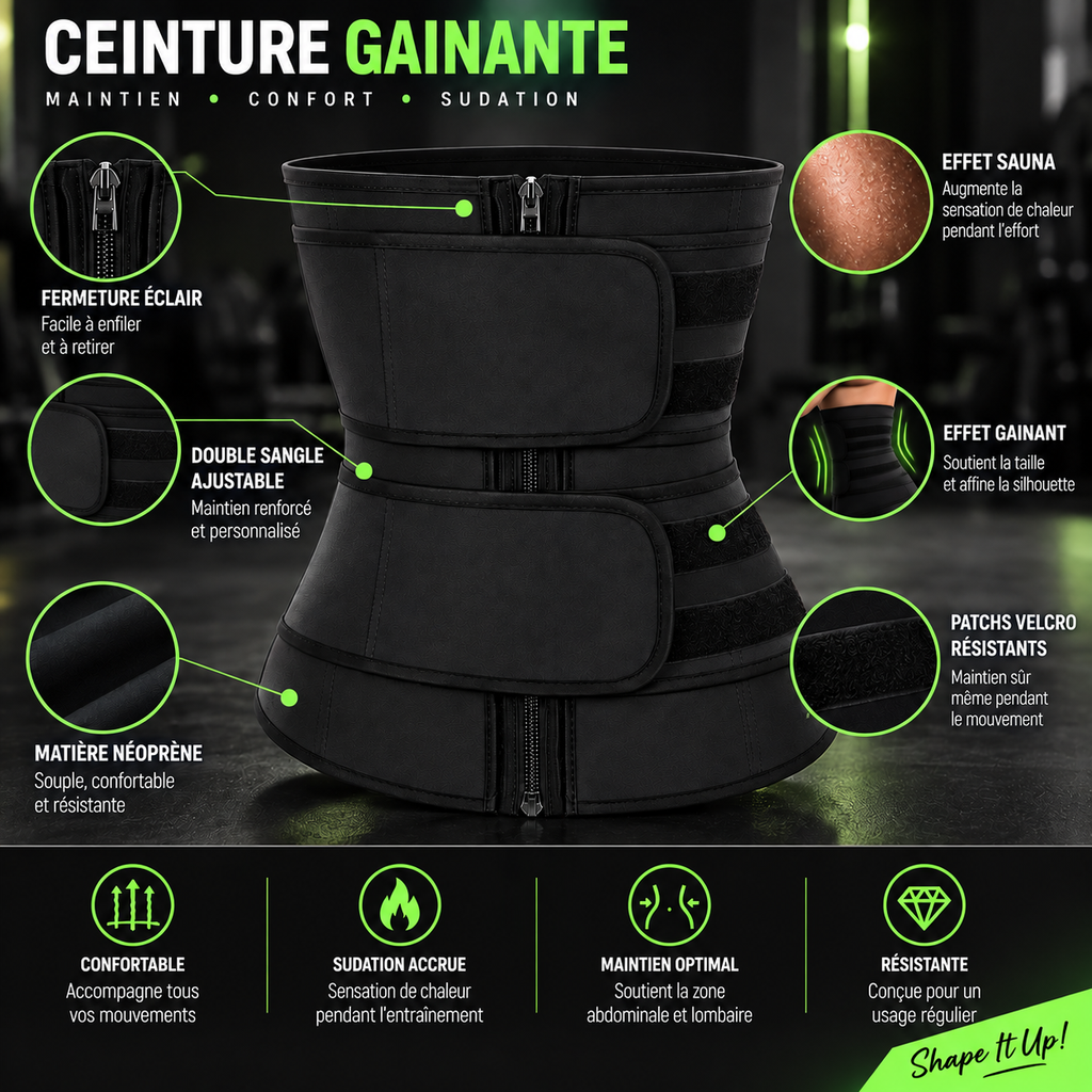 Ceinture Gainante — Maintien & Sudation – photo 3